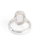 Moonstone 6.83 Carat Cabochon Handcrafted Sterling Silver Gemstone Ring - FFO-170 - Crystalarium