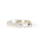 Moonstone Stackable Sterling Silver Handcrafted Ring - Ceci Greco Designs - KKW-018 - Crystalarium