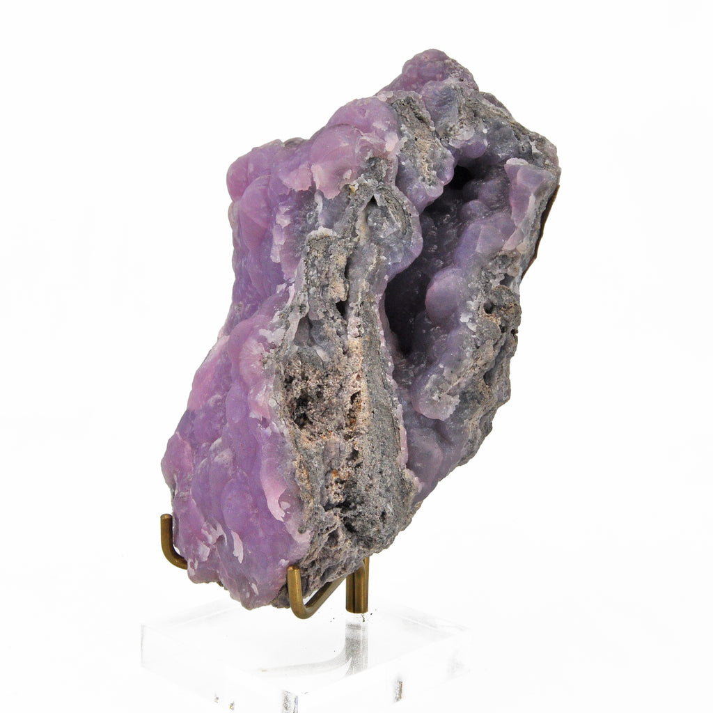 Vibrant Pink and Purple Smithsonite 5.87 inch 2.89 lbs Natural Crystal Specimen - Sinaloa, Mexico - OX-231 - Crystalarium