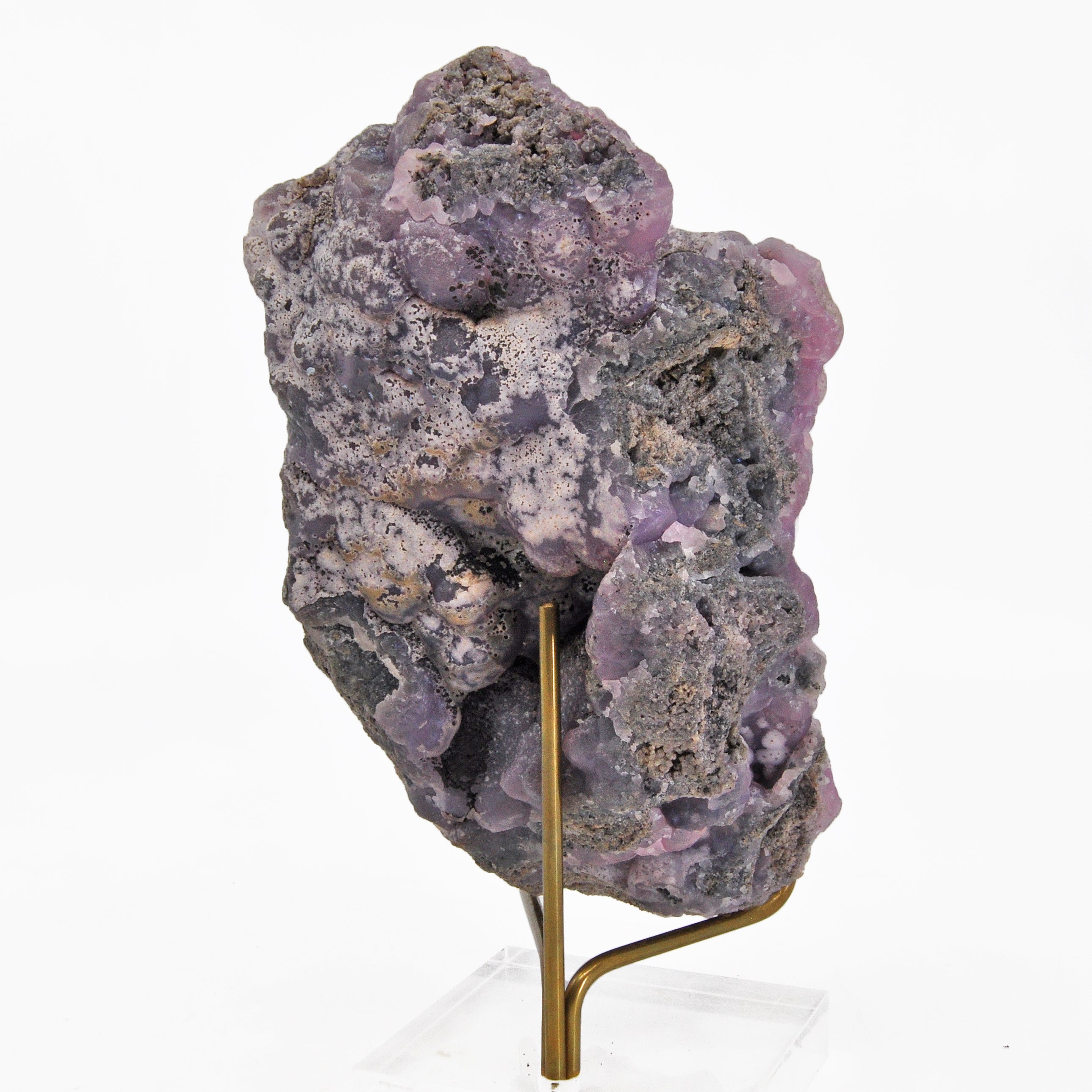 Vibrant Pink and Purple Smithsonite 5.87 inch 2.89 lbs Natural Crystal Specimen - Sinaloa, Mexico - OX-231 - Crystalarium