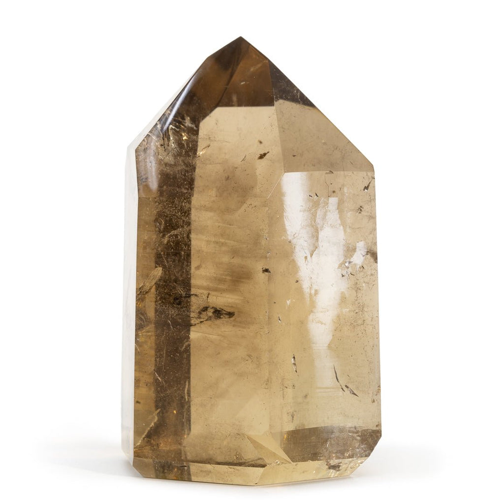 Smoky Citrine 3.7 Inch .97lb Partial Polished Natural Crystal - Brazil - KKH-350A - Crystalarium