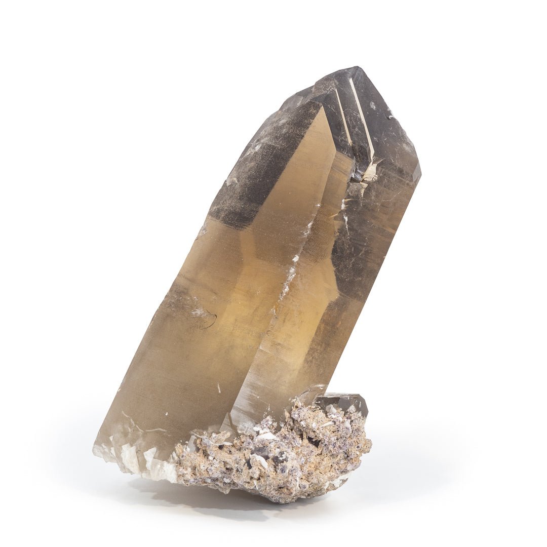 Citrine with Lepidolite & Albite 5.67 Inch 2.12lb Natural Crystal - Brazil - DDX-391 - Crystalarium