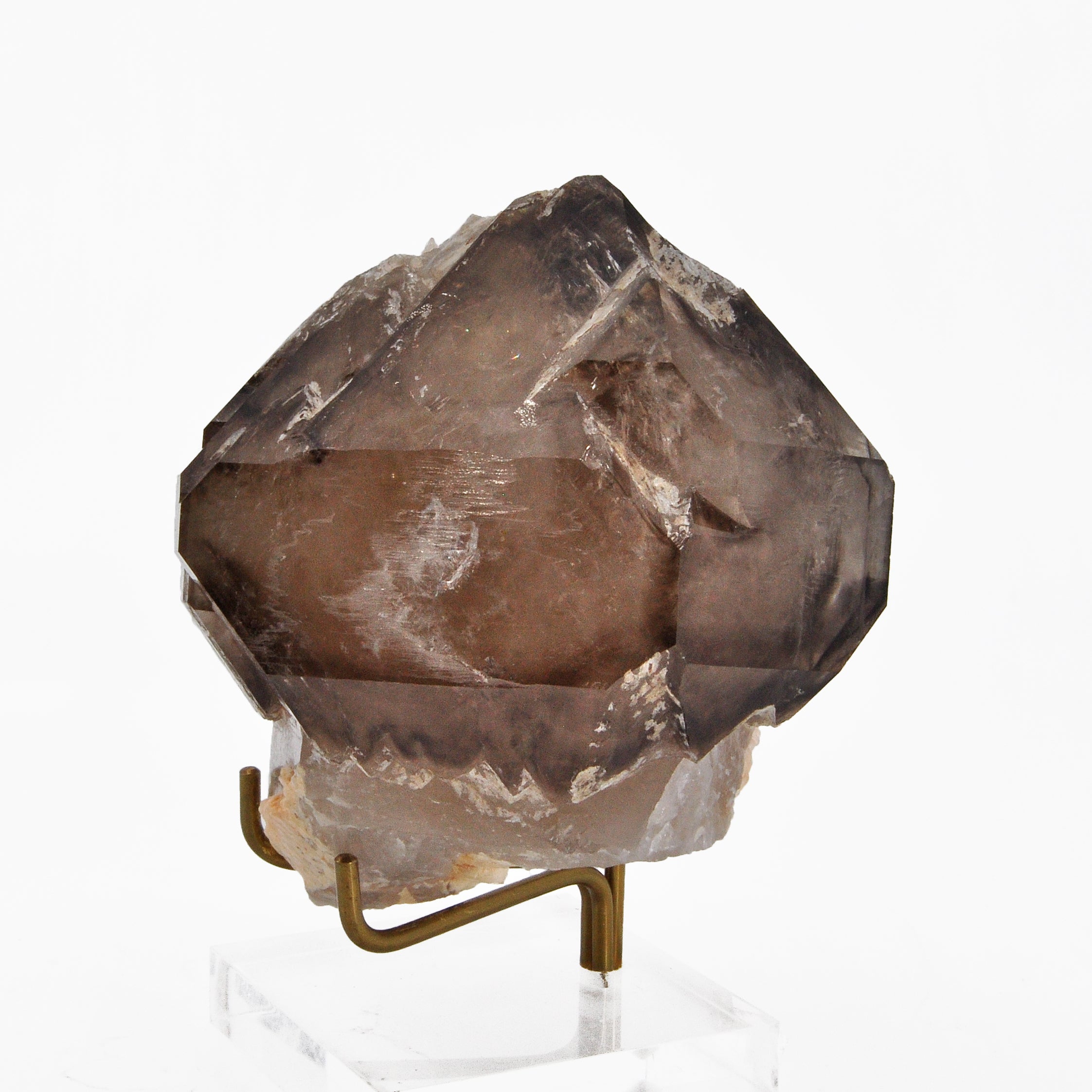 Smoky Quartz 4 inch Natural Elestial Crystal - Brazil - BBX-287 - Crystalarium