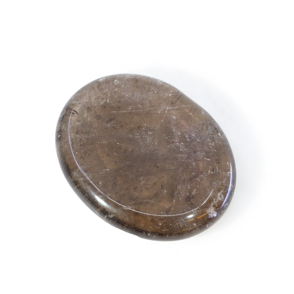 Smoky Quartz Polished Worry Stone - KKH-142 - Crystalarium