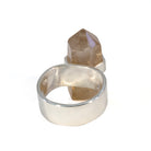 Smoky Quartz 20.84 Carat Polished Crystal Handcrafted Sterling Silver Ring - JJO-210 - Crystalarium