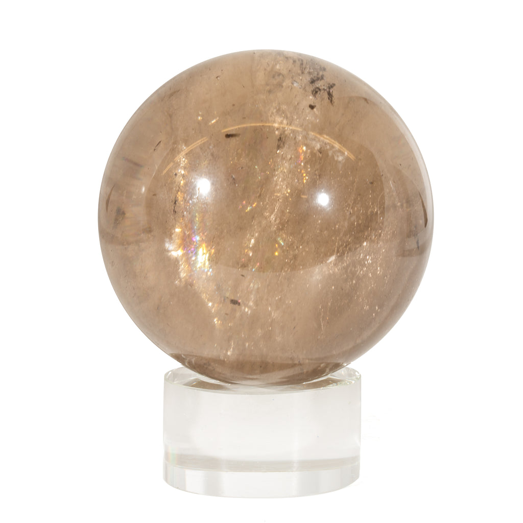 Smoky Quartz .82lb 2.5 inch Polished Crystal Sphere - Brazil - JJL-053 - Crystalarium