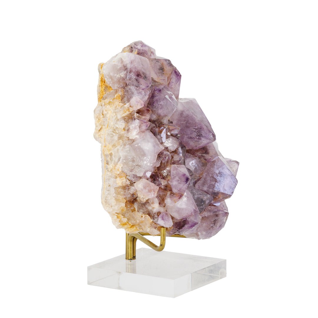 Amethyst "Spirit Quartz" 5 Inch 1.62lb Natural Crystal Cluster - South Africa - KKX-087 - Crystalarium
