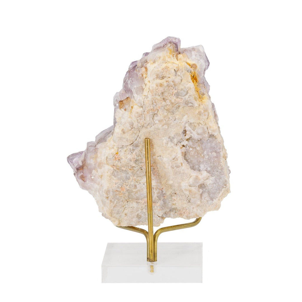 Amethyst "Spirit Quartz" 5 Inch 1.62lb Natural Crystal Cluster - South Africa - KKX-087 - Crystalarium