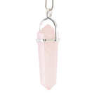 Rose Quartz 42.52 Carat Sterling Silver Handcrafted Polished Crystal Pendant - KKO-186 - Crystalarium