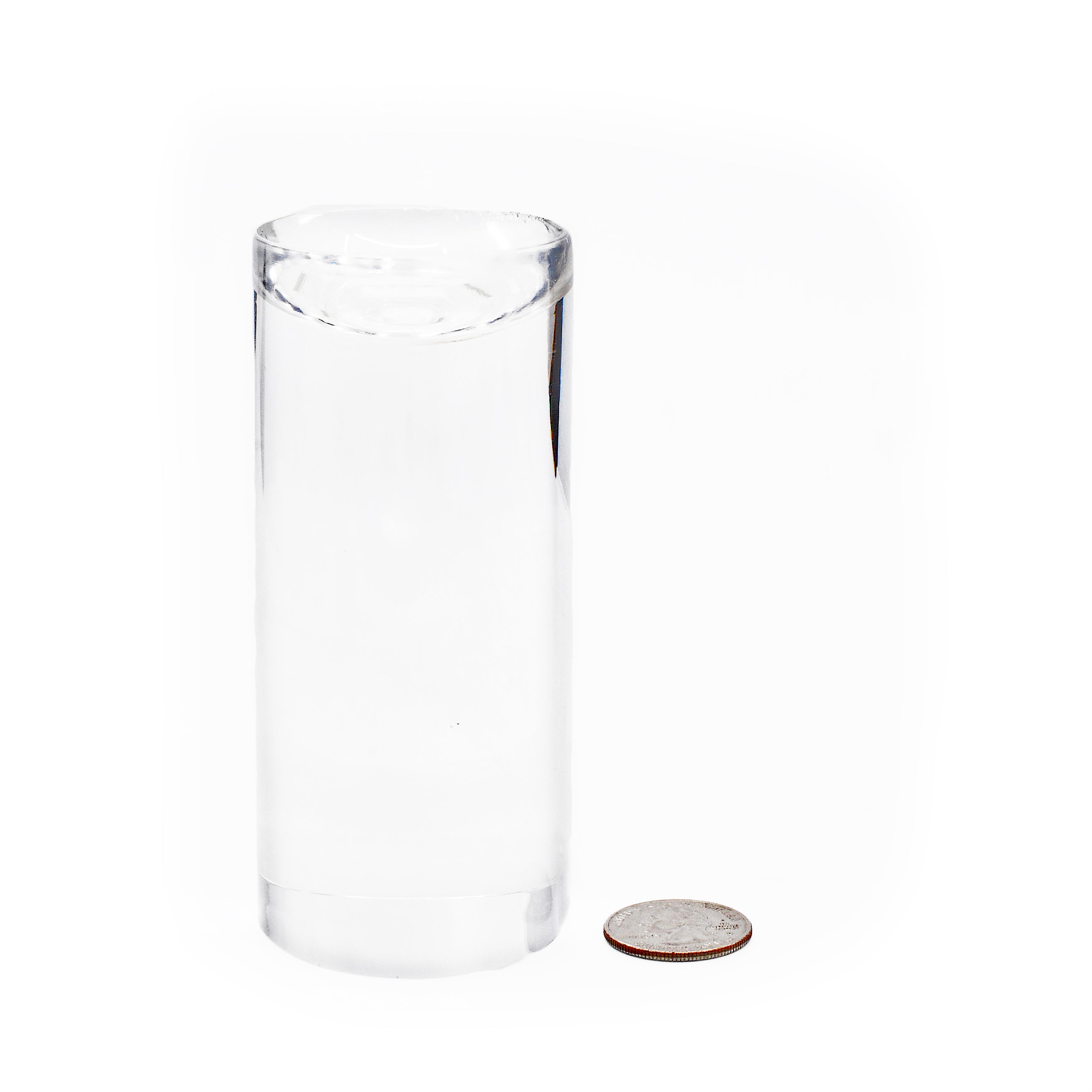 Large Column Lucite Sphere Stand - LG-DC - Crystalarium