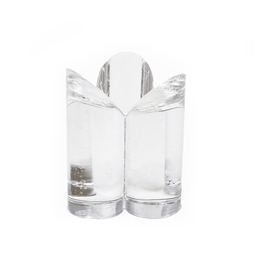 Lucite Tri Large Sphere Stand - LG-TR - Crystalarium