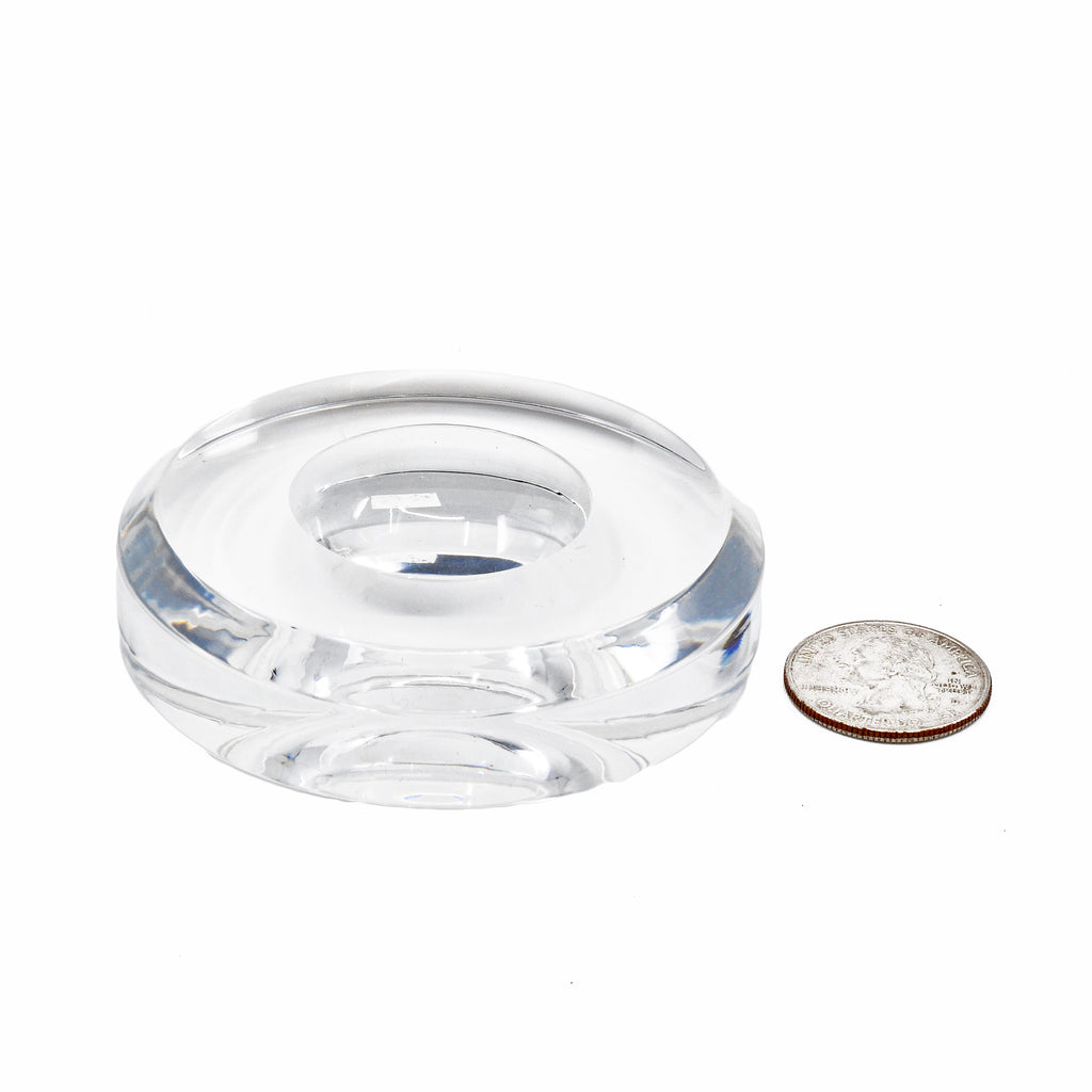 Large Round Lucite Sphere Stand - RD-LG - Crystalarium