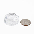 Small Faceted 8 Sided Lucite Small Sphere Stand - SM-8 - Crystalarium