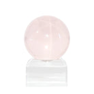 Star Rose Quartz 1.7 Inch 109 Gram Polished Crystal Sphere - Mozambique - KKL-067 - Crystalarium