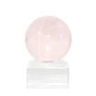 Star Rose Quartz 1.7 Inch 109 Gram Polished Crystal Sphere - Mozambique - KKL-067 - Crystalarium