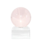 Star Rose Quartz 1.7 Inch 109 Gram Polished Crystal Sphere - Mozambique - KKL-067 - Crystalarium