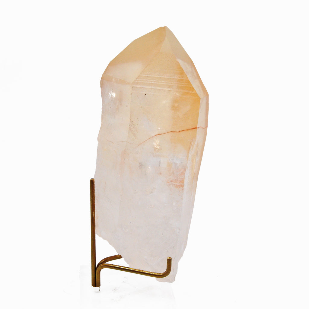 Quartz - Light Tangerine Quartz Natural Crystal - Brazil - XX-565 - Crystalarium