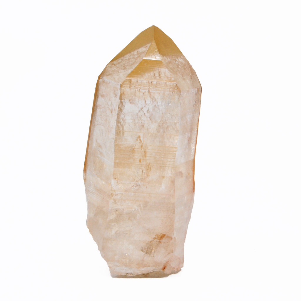 Quartz - Natural Tangerine Quartz Crystal Point - Brazil - XX-567 - Crystalarium