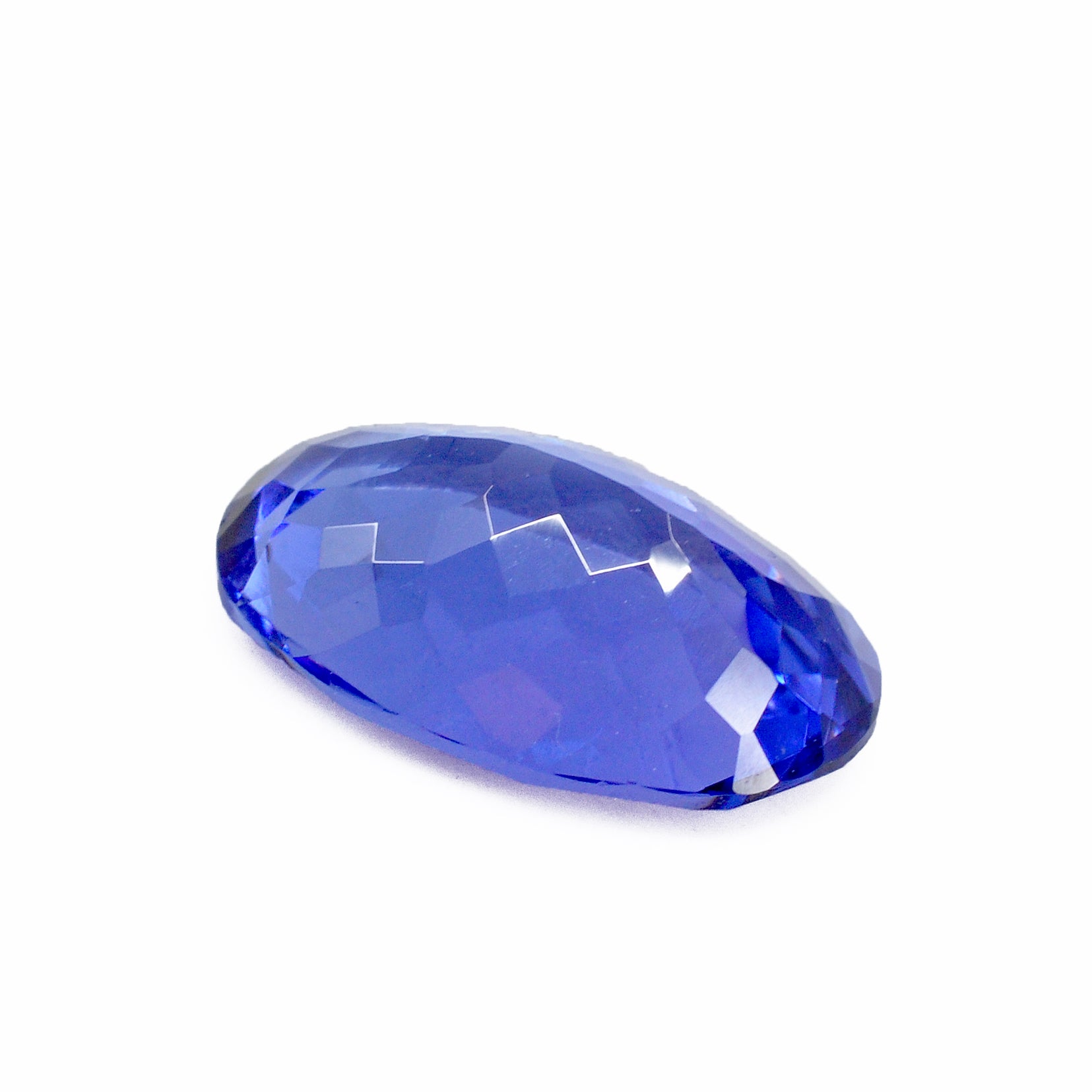 Tanzanite 13.23 mm 4.26 carats Faceted Oval Brilliant Gemstone - Tanzania - 8-028 - Crystalarium