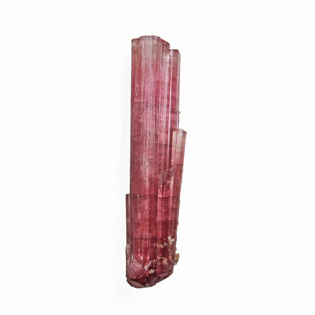 Pink Tourmaline 3.67 inch 60.8 gram Natural Double Terminated Gem Crystal - Afghanistan - BBX-581 - Crystalarium