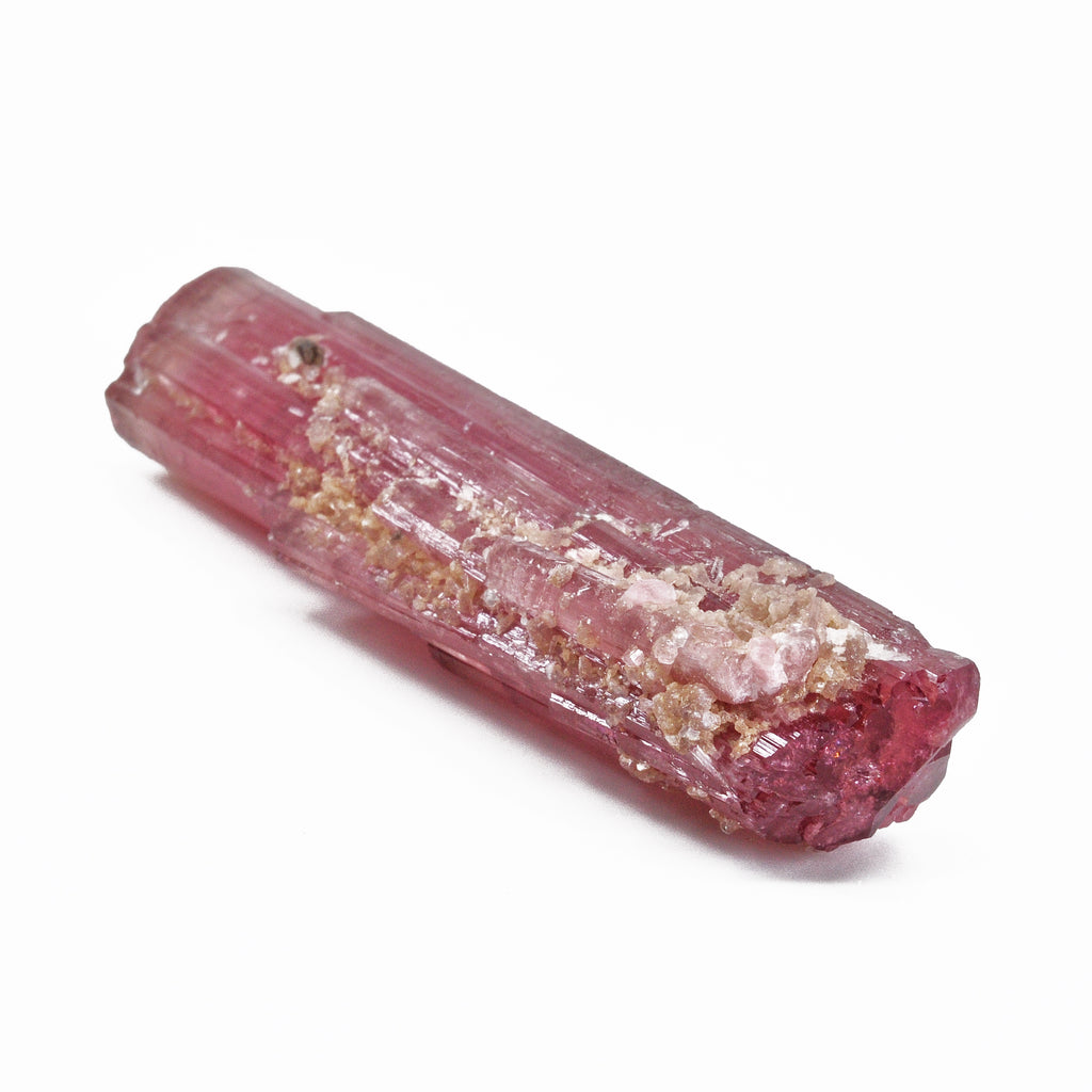 Pink Tourmaline 3.67 inch 60.8 gram Natural Double Terminated Gem Crystal - Afghanistan - BBX-581 - Crystalarium