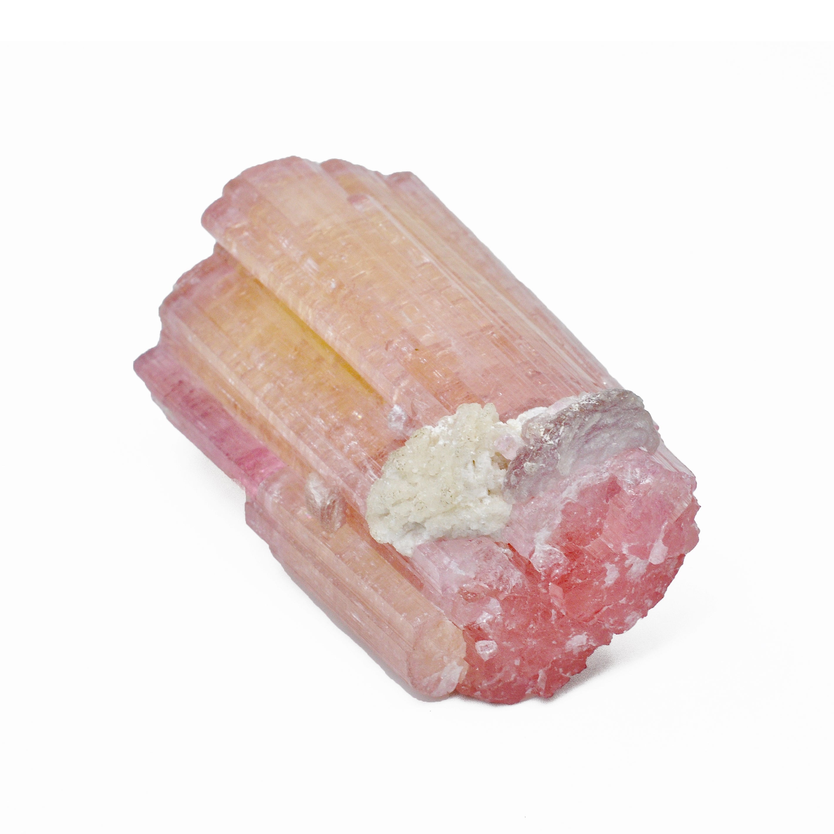 Yellow and Pink Tourmaline Large Natural Gem Crystal Specimen - Pakistan - ZX-405 - Crystalarium