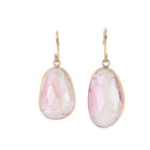 Pink Tourmaline 20.16 carat Handcrafted 14k Earrings - EEO-064 - Crystalarium