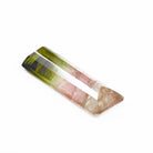 Pink and Green Bi Color Tourmaline 28.37mm 15.2ct Faceted Gemstone - Brazil - 19-003 - Crystalarium