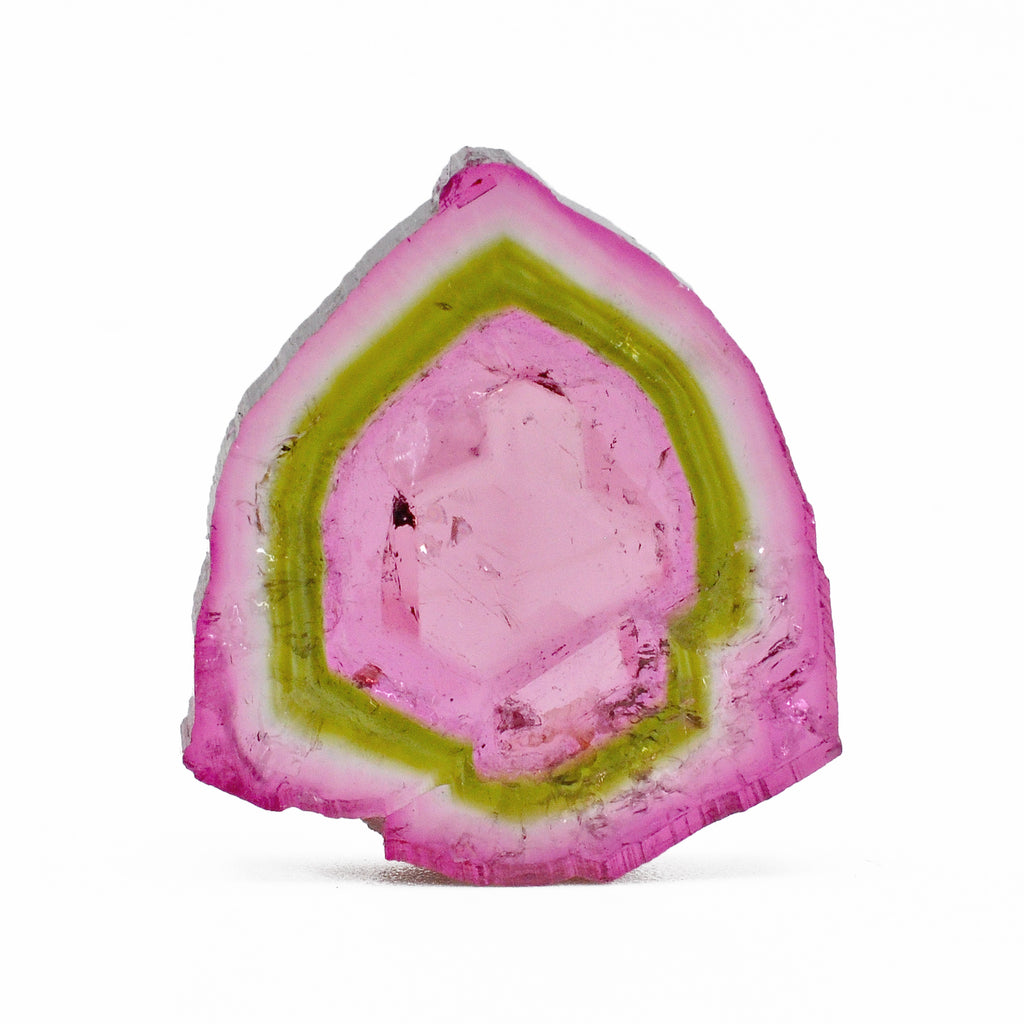 Watermelon Tourmaline 26.75 mm 6 grams Natural Gem Crystal Slice - Brazil - GGV-051 - Crystalarium