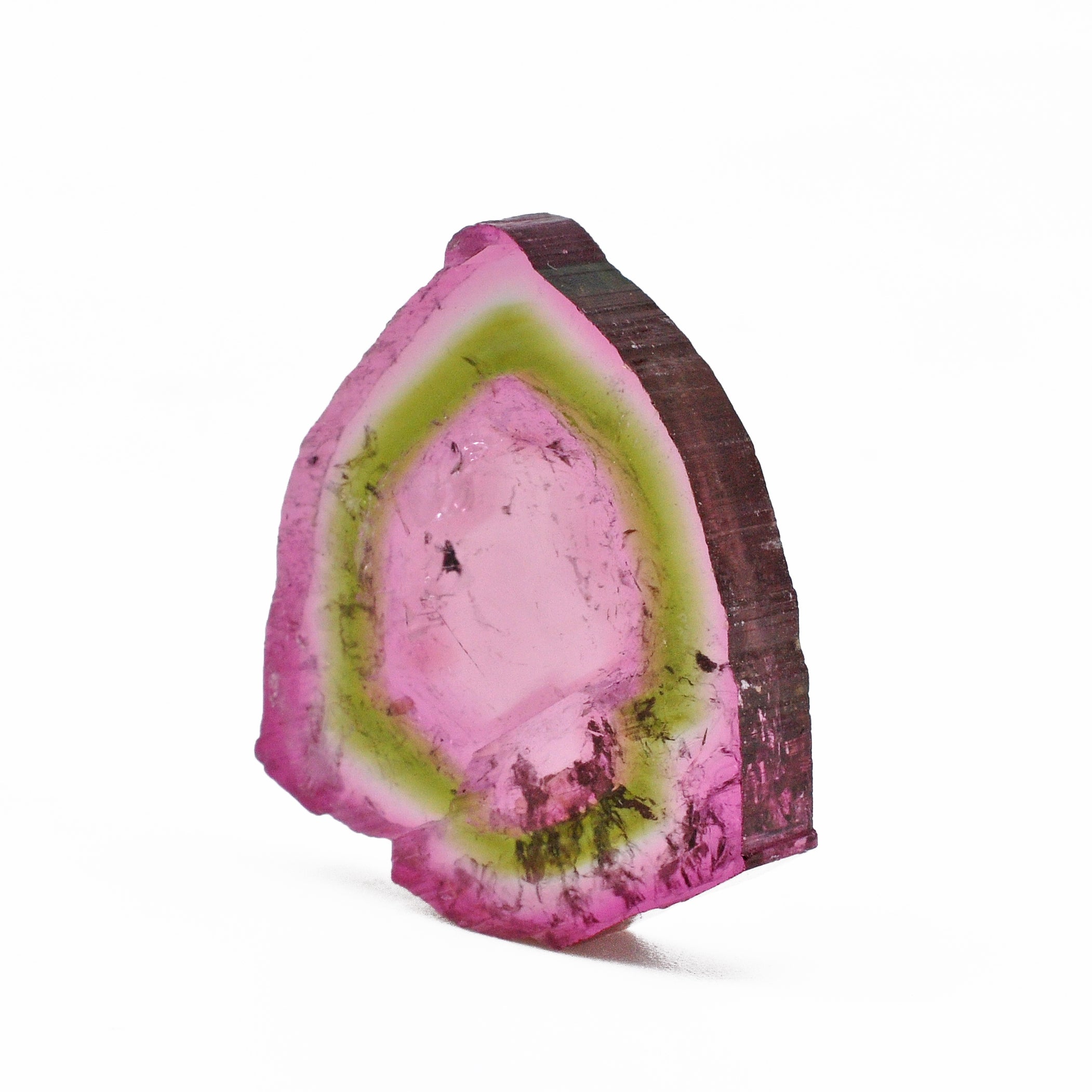 Watermelon Tourmaline 26.75 mm 6 grams Natural Gem Crystal Slice - Bra –  Crystalarium