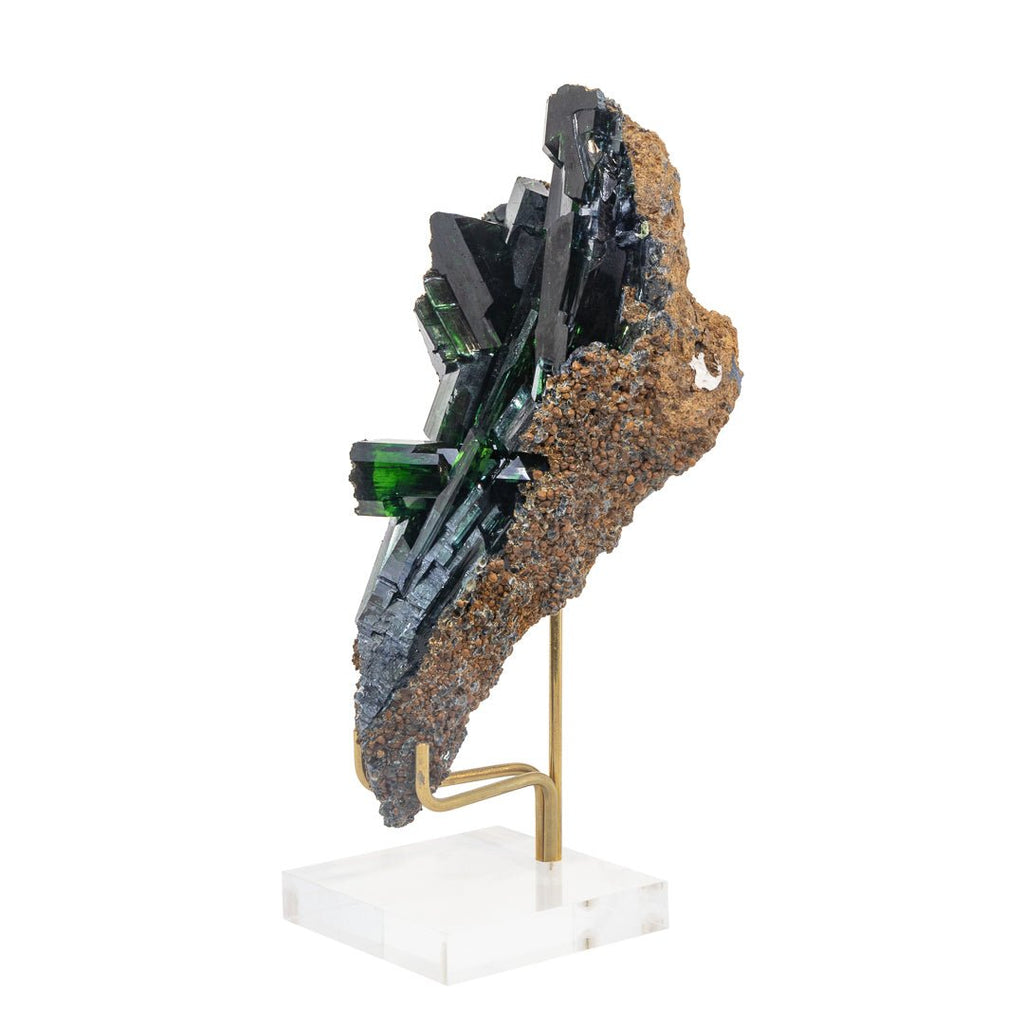 Vivianite 6.6 Inch 1.23lb Natural Crystal "Spray" - Brazil - LLX-029 - Crystalarium