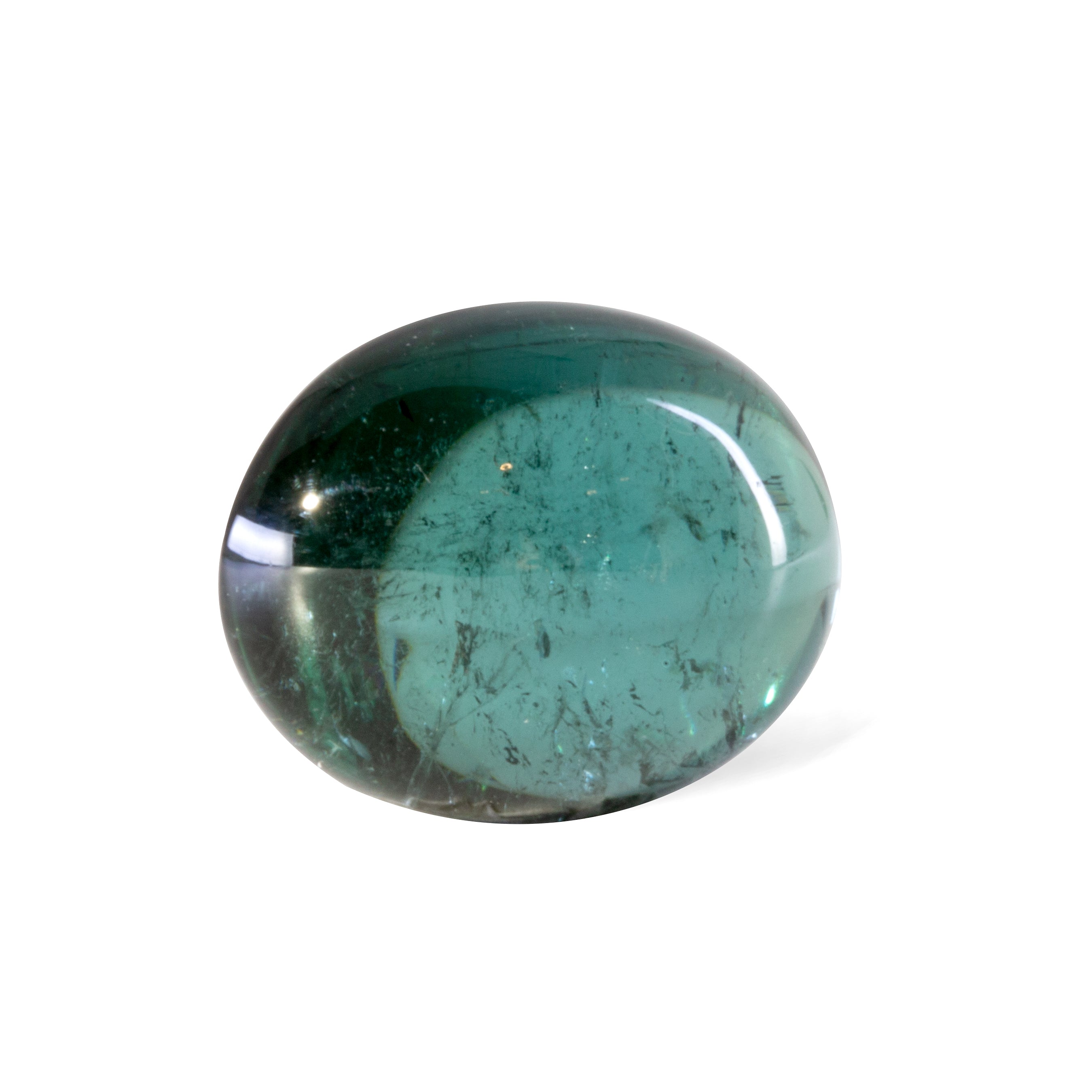 Indicolite- Blue Tourmaline 30.03 carat Polished Gemstone Cabochon - VV-029 - Crystalarium