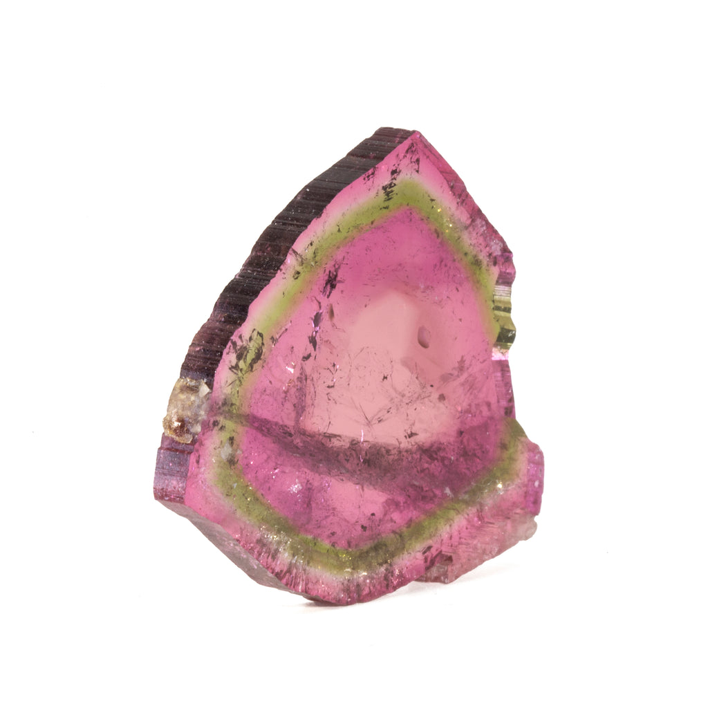 Watermelon Tourmaline 11.5 gram 1.63 inch Polished Crystal Slice - Brazil - GGX-078 - Crystalarium