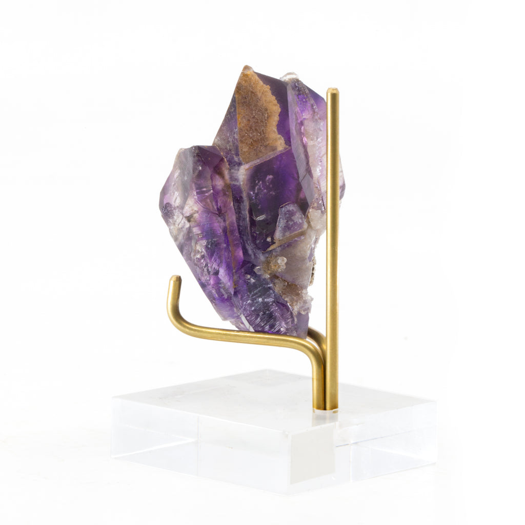 Amethyst Natural Crystal Cluster - Brandberg , Namibia - ZX-160 - Crystalarium